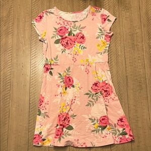 Place Pink Floral Kids Dress